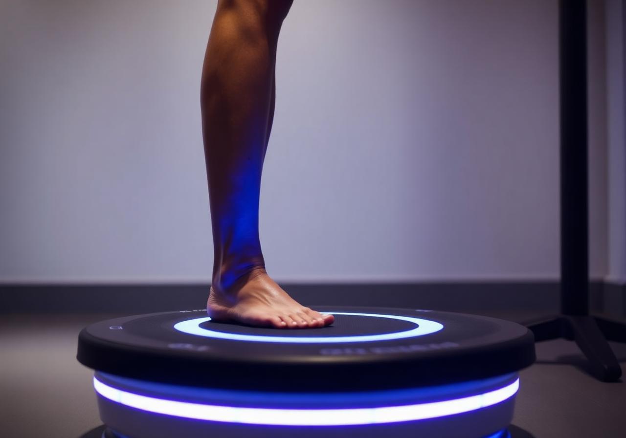 Barefoot gait analysis on a pressure plate